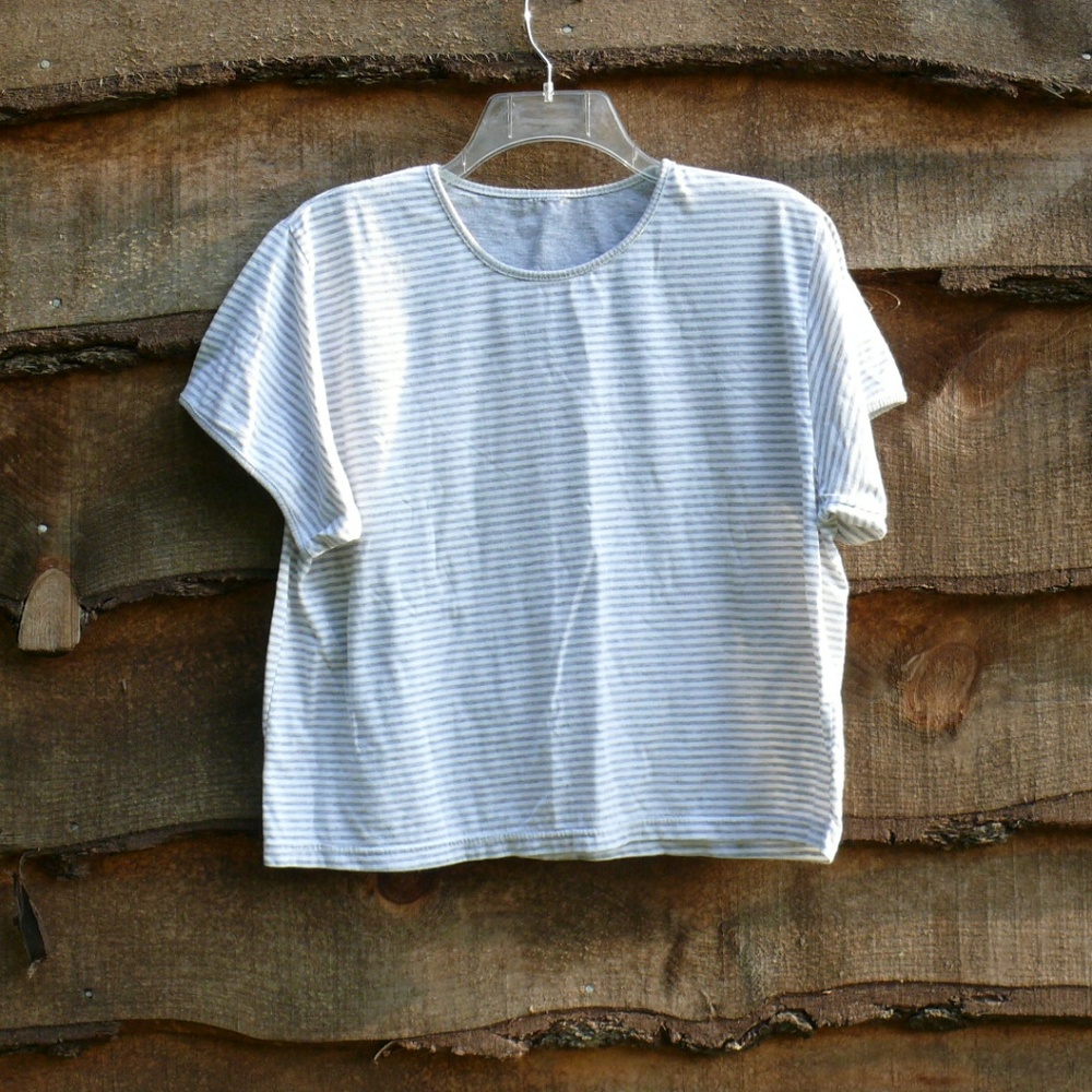 Grey Stripe Tee